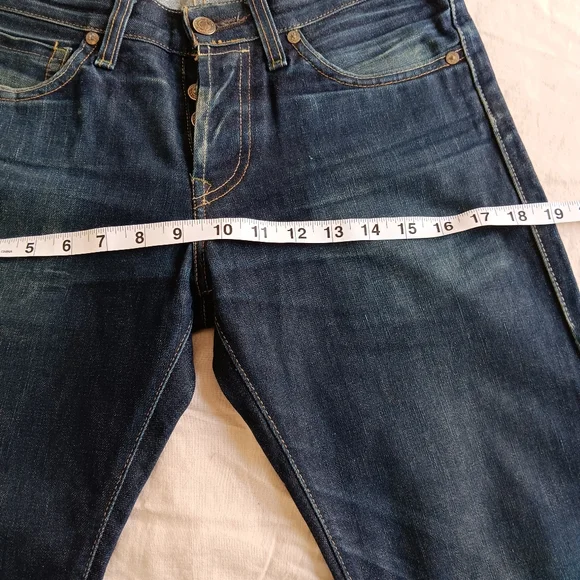 Imogene + Willie Selvage Denim Jeans Button Fly Slim Straight Fit Made In USA 26 - Picture 11 of 14